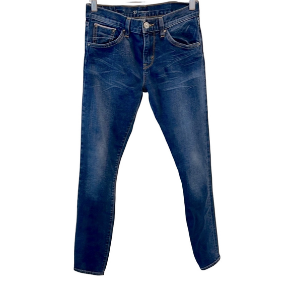 Levi's Denim - Levi’s Selvedge Indigo Blue Skinny Jeans Classic Stretch Denim Size 27